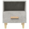 Tables de chevet 2 pcs Gris béton 40x35x47 cm 625813625813