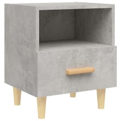 Tables de chevet 2 pcs Gris béton 40x35x47 cm 625813625813