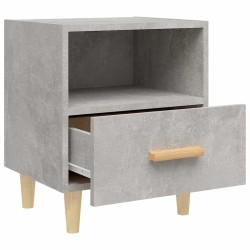 Tables de chevet 2 pcs Gris béton 40x35x47 cm 625813625813