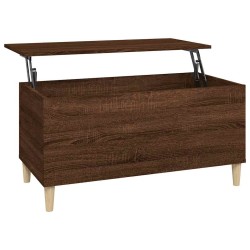 Table basse Chêne marron 90x44,5x45 cm Bois d'ingénierie 625820625820