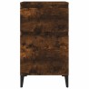 Tables de chevet 2 pcs chêne fumé 40x35x70 cm 625830625830