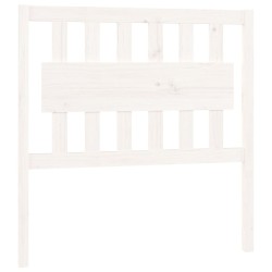 Tête de lit Blanc 95,5x4x100 cm Bois massif de pin 625835625835