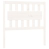 Tête de lit Blanc 95,5x4x100 cm Bois massif de pin 625835625835