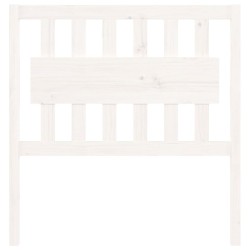 Tête de lit Blanc 95,5x4x100 cm Bois massif de pin 625835625835