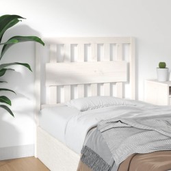 Tête de lit Blanc 95,5x4x100 cm Bois massif de pin 625835625835