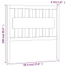 Tête de lit Blanc 95,5x4x100 cm Bois massif de pin 625835625835