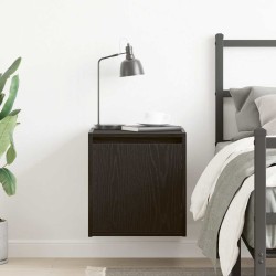 Table de chevet murale noir 38x34x40 cm 625836625836