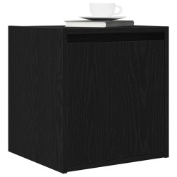 Table de chevet murale noir 38x34x40 cm 625836625836