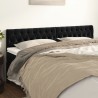 Têtes de lit Noir 180 x 7 x 78/88 cm Velours 625848625848
