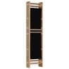 Cloison de séparation pliante 4 panneaux 160 cm Bambou et toile 625858625858