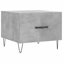 Tables basses 2 pcs gris béton 50x50x40 cm bois d'ingénierie 625859625859