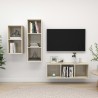 Ensemble de meubles TV 3 pcs Chêne sonoma Bois d'ingénierie 625867625867