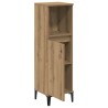 Armoire de salle de bain chêne artisanal 30x30x100 cm 625876625876
