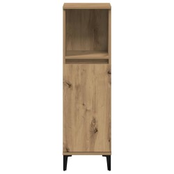 Armoire de salle de bain chêne artisanal 30x30x100 cm 625876625876