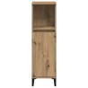 Armoire de salle de bain chêne artisanal 30x30x100 cm 625876625876