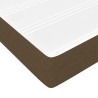 Matelas de lit à ressorts ensachés fermeté moyenne Marron foncé 90x190x20 cm 625877625877