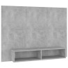 Meuble TV mural Gris béton 120x23,5x90 cm Bois d’ingénierie 625878625878