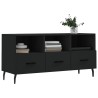 Meuble TV noir 102x36x50 cm bois d'ingénierie 625883625883