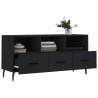 Meuble TV noir 102x36x50 cm bois d'ingénierie 625883625883