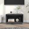 Meuble TV Gris 60x35x35 cm Bois de pin massif 625889625889