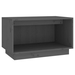 Meuble TV Gris 60x35x35 cm Bois de pin massif 625889625889