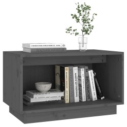Meuble TV Gris 60x35x35 cm Bois de pin massif 625889625889
