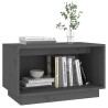 Meuble TV Gris 60x35x35 cm Bois de pin massif 625889625889