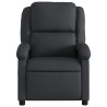 Fauteuil inclinable noir cuir véritable 625891625891