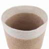 Ensemble de Pots à Plantes 2 pcs Naturel et Blanc Ø 21 x 21 cm 625895625895
