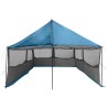 Tente familiale Bleu 450 x 400 x 265 cm Polyester et Acier 625896625896