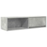 Meubles TV 2 pcs gris béton 100x31x25,5 cm bois d'ingénierie 625909625909