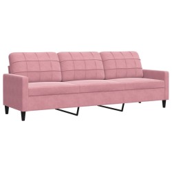 Canapé à 3 places Rose 210 cm Velours 625913625913