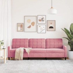 Canapé à 3 places Rose 210 cm Velours 625913625913