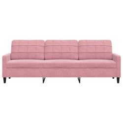 Canapé à 3 places Rose 210 cm Velours 625913625913