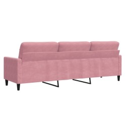 Canapé à 3 places Rose 210 cm Velours 625913625913