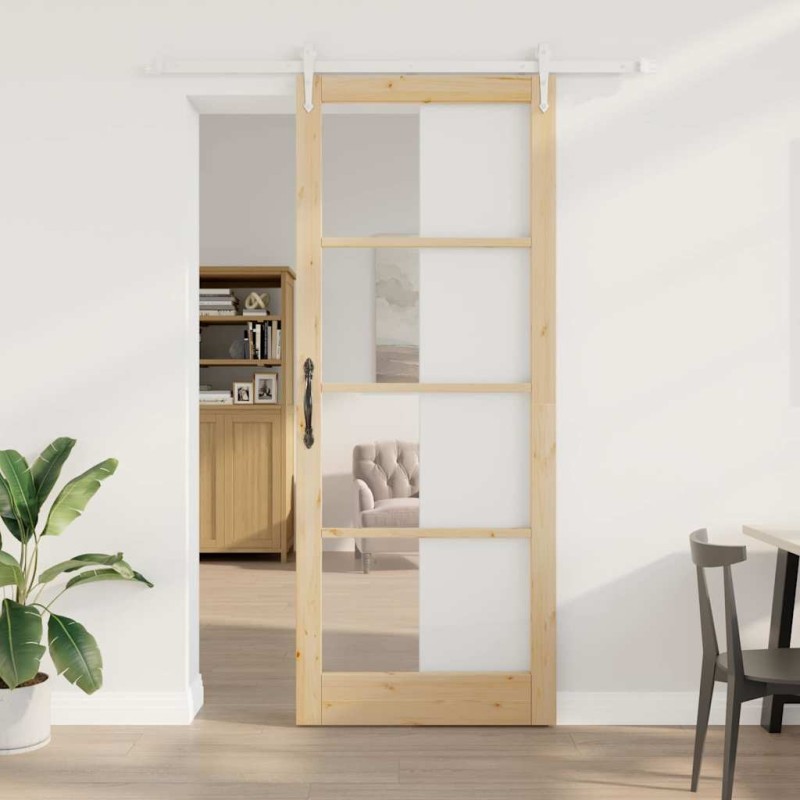 Porte coulissante Naturel 93 x 232 cm 625914625914