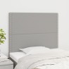 Tête de lit Gris clair 90x5x118/128 cm Tissu 625916625916