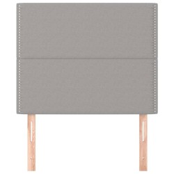 Tête de lit Gris clair 90x5x118/128 cm Tissu 625916625916