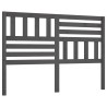 Tête de lit Gris 166x4x100 cm Bois massif de pin 625918625918