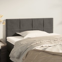 Tête de lit Gris foncé 80x5x78/88 cm Velours 625919625919