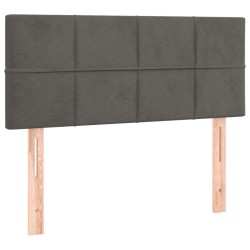Tête de lit Gris foncé 80x5x78/88 cm Velours 625919625919