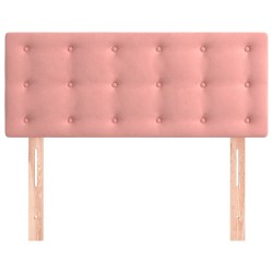 Tête de lit Rose 100x5x78/88 cm Velours 625923625923