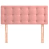 Tête de lit Rose 100x5x78/88 cm Velours 625923625923