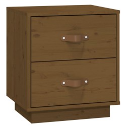  Table de chevet Marron miel 40x34x45 cm Bois de pin massif 625924625924