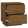  Table de chevet Marron miel 40x34x45 cm Bois de pin massif 625924625924
