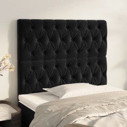 Tête de lit Noir 90x7x118/128 cm Velours 625927625927
