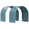Tunnel de lit 2 pcs Bleu clair 211 x 52,5 x 2 cm Polyester 625932625932