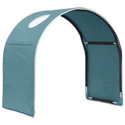 Tunnel de lit 2 pcs Bleu clair 211 x 52,5 x 2 cm Polyester 625932625932