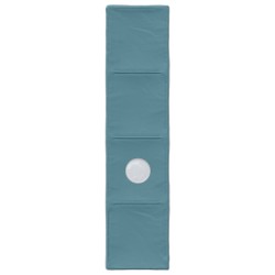 Tunnel de lit 2 pcs Bleu clair 211 x 52,5 x 2 cm Polyester 625932625932