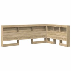 Tête de lit de rangement Chêne Sonoma 207,5 x 137,5 x 76,5 cm 625939625939